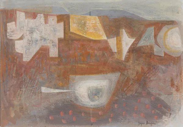Jacques Berger — Jacques BERGER (1902-1977), 'Abstraction', tempera
