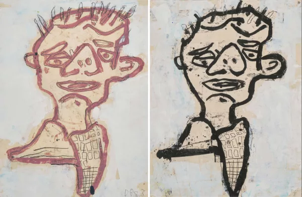 Donald Baechler — Selfportrait