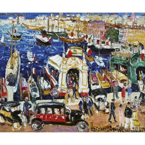 Lucien Génin — Le vieux port de Marseille.