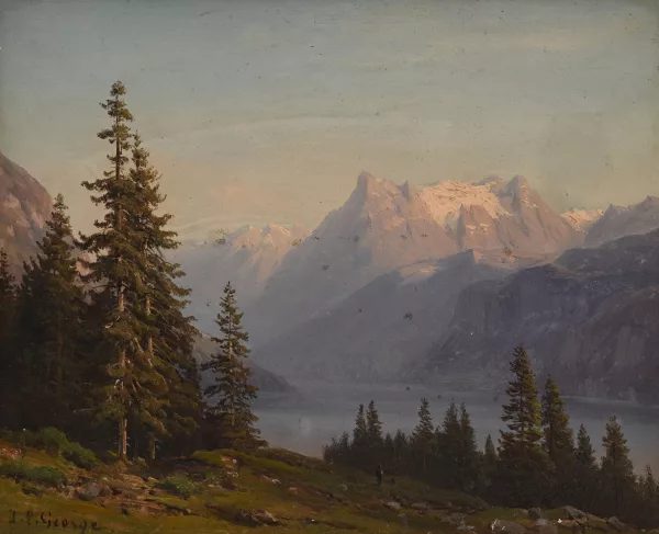 Philippe George — Paysage de montagne