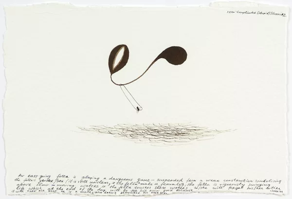 Nedko Solakov — An easy-going fella..., aus "Complicated (Stupid) Stories" 2, 2006