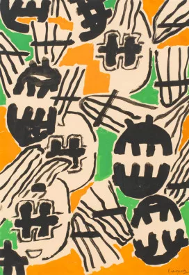 Giuseppe Capogrossi — Superficie G 78, 1957