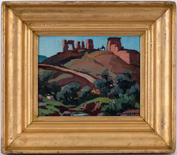 Jules Louis Moréteau — "Ruines d'Es Sour, près Tahanaout, Grand Atlas"