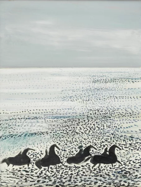 André Brasilier — Cavalieri tra i flutti