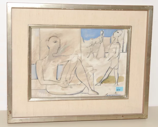 Edoardo Samartino — Figuren in einer Landschaft