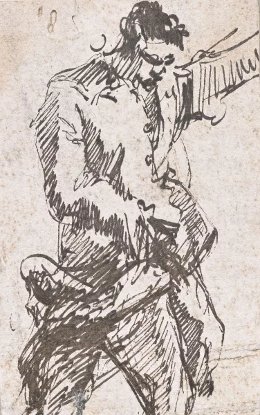 Giovanni Battista Piranesi — Suiveur de Giovanni Battista Piranesi — Figure d'homme