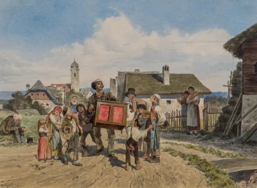 Alois Greil — Drehorgelmann, 1872