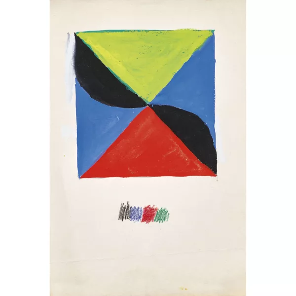 Sonia Delaunay-Terk — Entwurf für ein Halstuch.