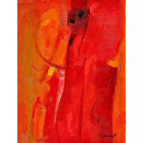 Trento Longaretti — "Composizione in rosso".