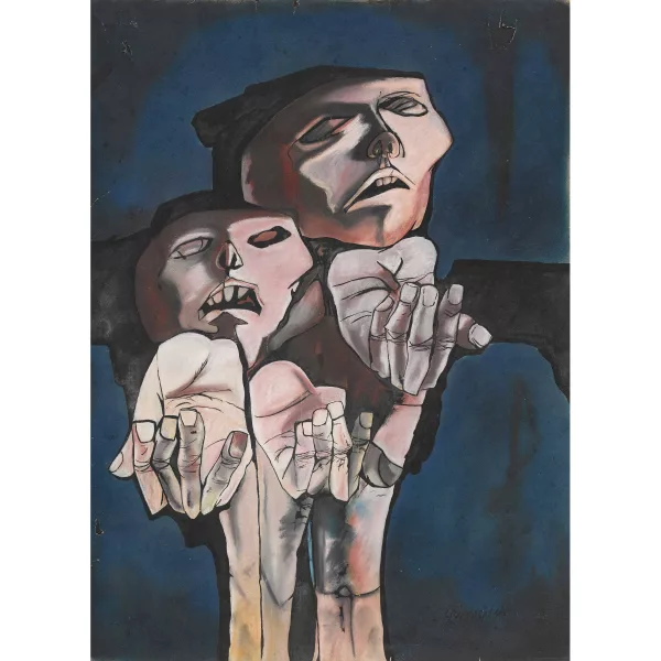 Oswaldo Guayasamin — Figürliche Komposition.