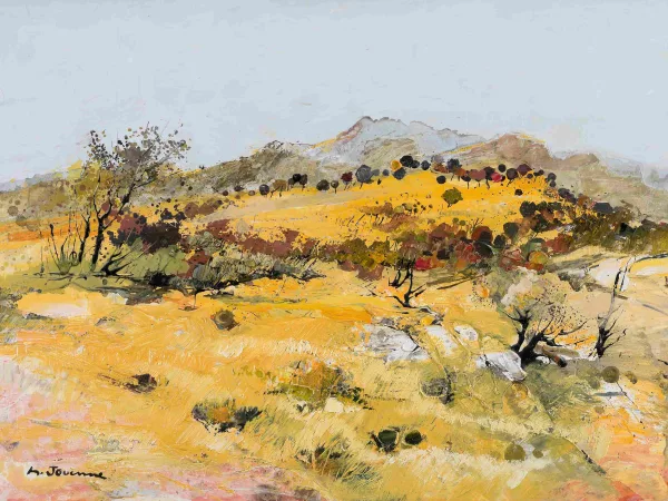 Michel Jouenne — Paysage doré