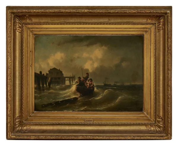 Charles Bouchez — Partenza in barca