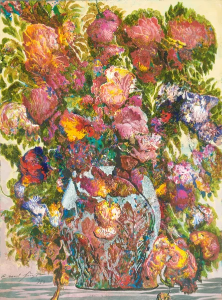 Ernst Fuchs — Blumenstillleben