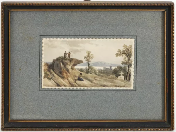 Victor Adam — Petit paysage de campagne