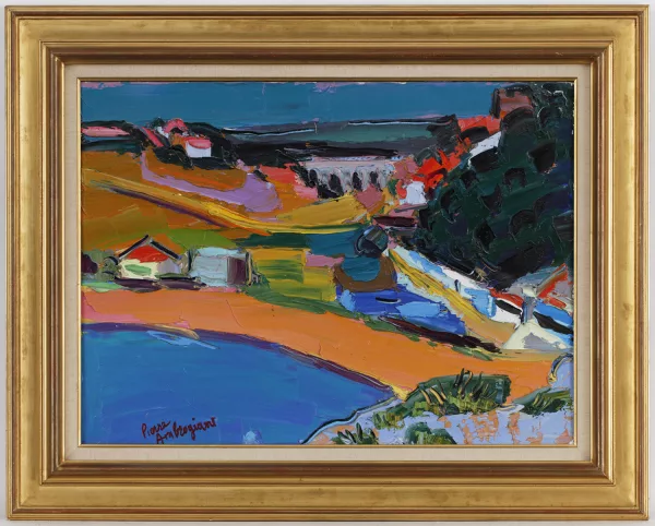 Pierre Ambrogiani — La plage de la couronne,
