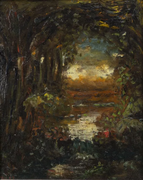 Narcisse Virgilio Díaz — Narcisse Virgile DIAZ DE LA PEÑA (1807-1876), Forest landscape, oil