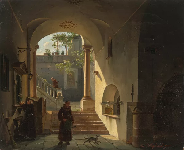 Giovanni Migliara — Alltag im Kloster