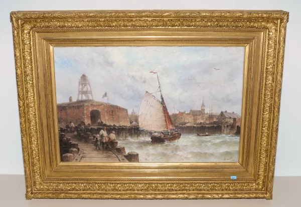 Theodor Alexander Weber — Hafenszene