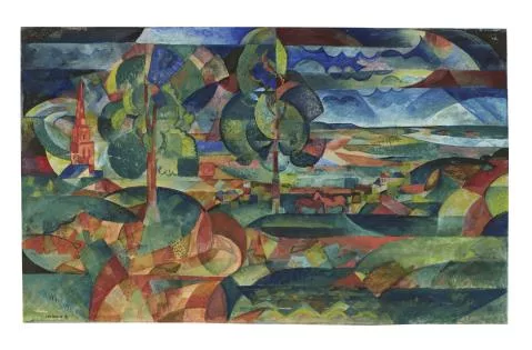 Paul Adolf Seehaus — Veduta sulla pianura