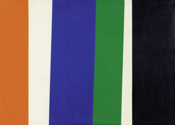 Andreas Brandt — Orange-Blau-Grün-Schwarz, 1969