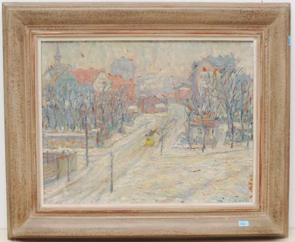 Maria Heckert-Fechner — Verschneite Stadt
