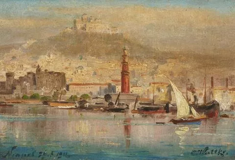 Carl Wuttke — Blick auf Neapel