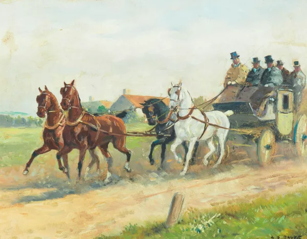 Carl Franz Bauer — Die Postkutsche