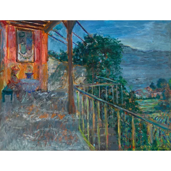 Constantin Terechkovitch — Sommerliche Terrassenpartie bei Riex.