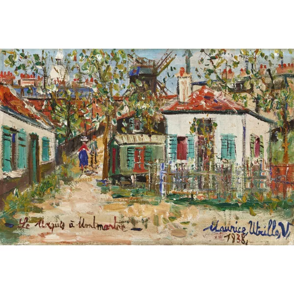Maurice Utrillo — « Le Maquis in Montmartre ».