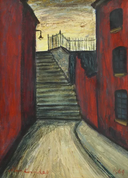Alan Lowndes — Vue d'une ruelle,