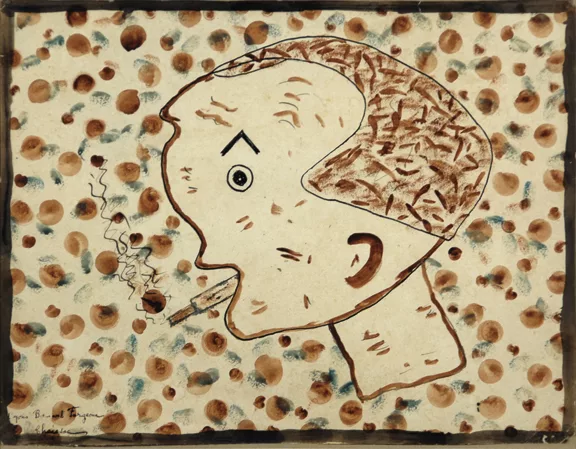 Gaston Chaissac — Tête G 202, 1940