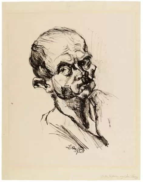 Ludwig Meidner — Autoportrait