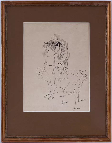 Jean-Louis Forain — Monsieur et ballerine