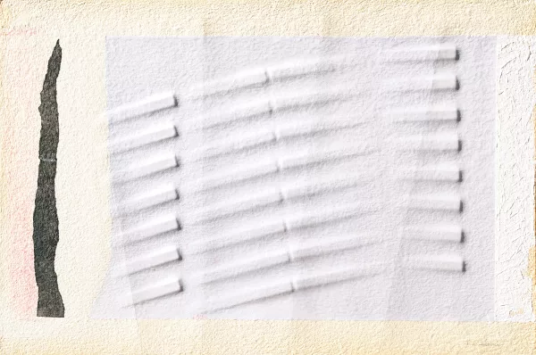 Agostino Bonalumi — Bianco, 1989