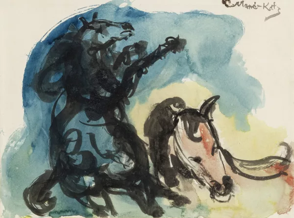 Emmanuel Mané-Katz — Les chevaux