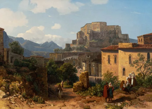 Thomas Ender — Village de montagne italien