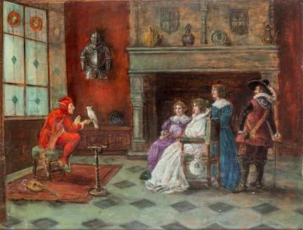 Joseph Anton Roth — Le troubadour et le perroquet