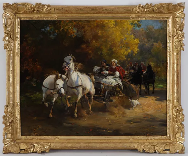 Alfred von Wierusz-Kowalski — Attelage