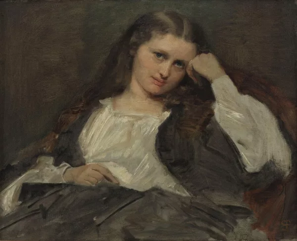 Paul Baudry — Portrait de jeune fille