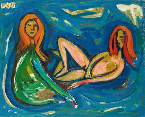 Friedrich Karl Gotsch — Modell-Pause
