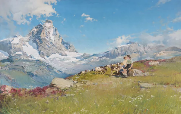 Sergio Innocenti — Blick auf die Südseite des Matterhorns