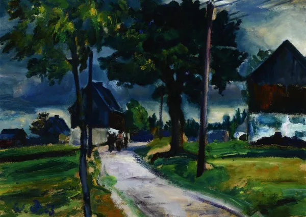Walter Friedrich Richard Jacob — Chemin bordé d'arbres
