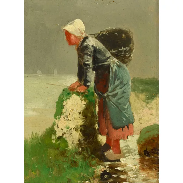 Pierre Albert Leroux — La ramasseuse de coquillages