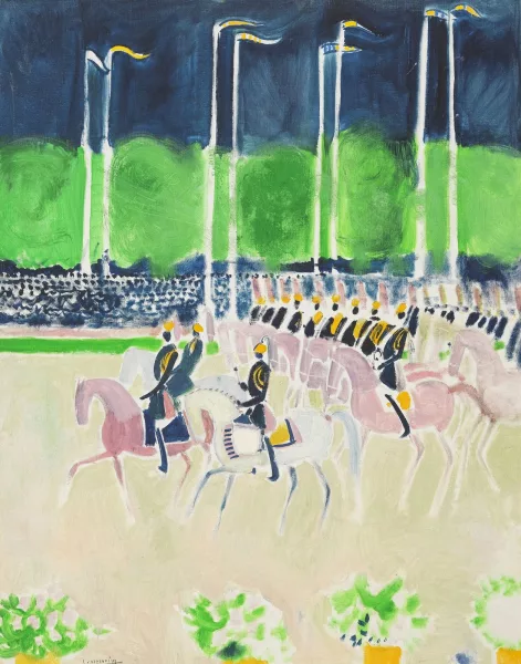 Claude Grosperrin — Défilé à cheval