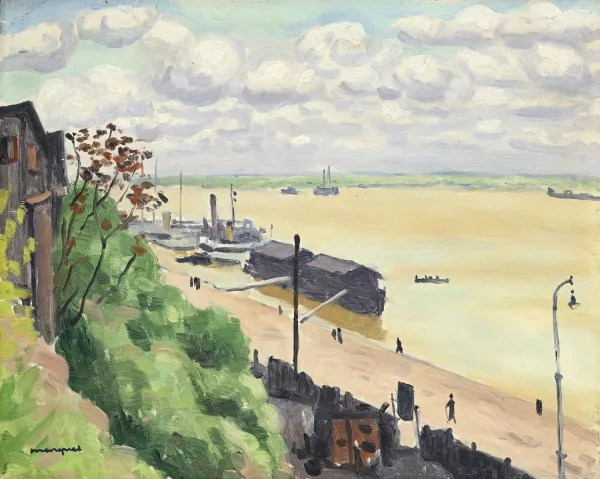 Albert Marquet — Paysage du Danube à Galatz