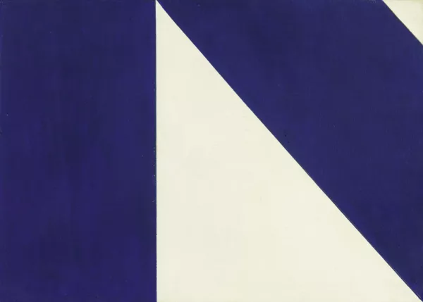 Andreas Brandt — Dunkelblau, 1969