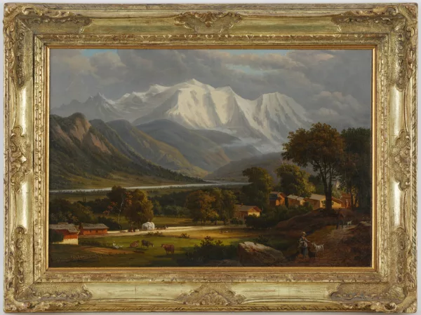 Victor Chailly — Vue sur le Mont Blanc