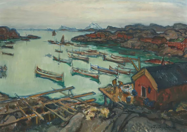 Julius Seyler — Nordischer Fischerhafen