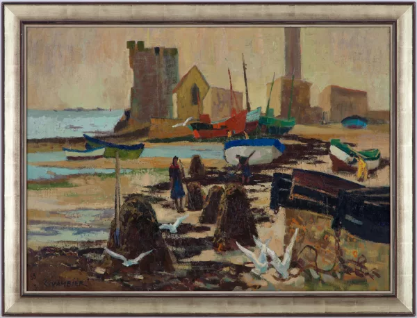 Léon Gambier — "Goémoniers à Saint Pierre sous Penmarc'h"