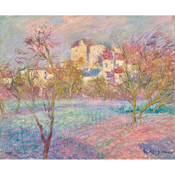 Gustave Loiseau — "Le verger en hiver".